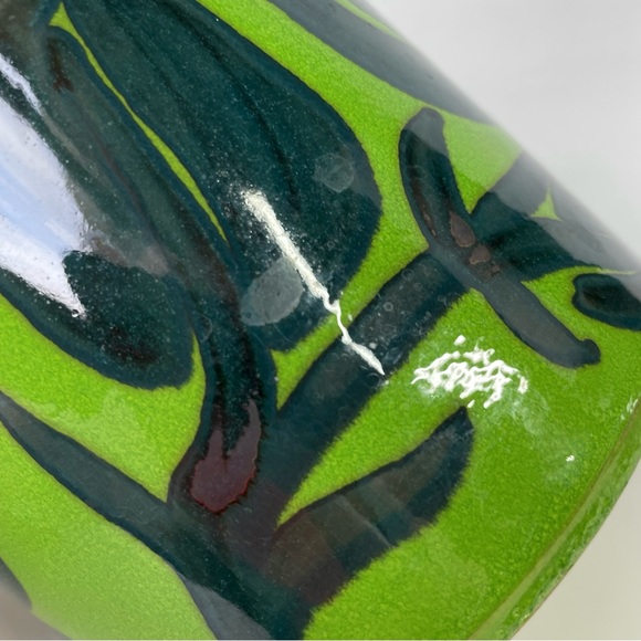 ❤️ SOLD ❤️ Vintage Poole Delphis Vase Plant Pot Tina Fancy Handmade Pottery 70s - Picture 4 of 9